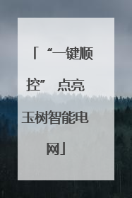 “一键顺控” 点亮玉树智能电网