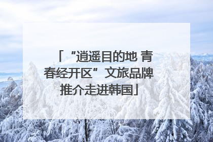 “逍遥目的地 青春经开区”文旅品牌推介走进韩国