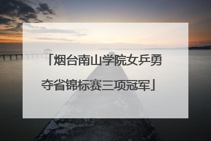 烟台南山学院女乒勇夺省锦标赛三项冠军