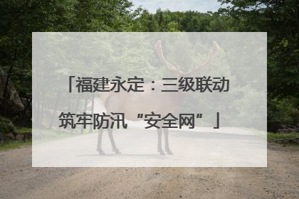 福建永定：三级联动筑牢防汛“安全网”
