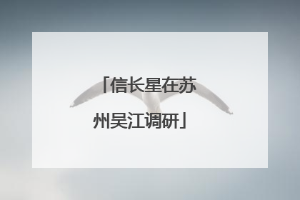 信长星在苏州吴江调研