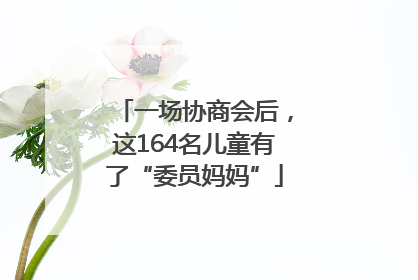 一场协商会后，这164名儿童有了“委员妈妈”