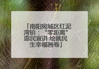 南阳宛城区红泥湾镇：“零距离”惠民宣讲 绘就民生幸福画卷