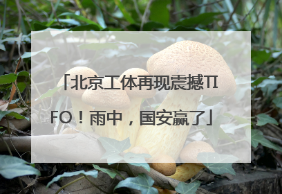 北京工体再现震撼TIFO！雨中，国安赢了