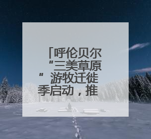呼伦贝尔“三美草原”游牧迁徙季启动，推动文旅融合发展