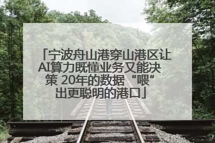 宁波舟山港穿山港区让AI算力既懂业务又能决策 20年的数据“喂”出更聪明的港口
