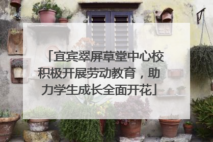 宜宾翠屏草堂中心校积极开展劳动教育，助力学生成长全面开花