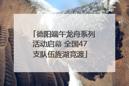 德阳端午龙舟系列活动启幕 全国47支队伍旌湖竞渡