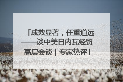 成效显著，任重道远——谈中美日内瓦经贸高层会谈｜专家热评