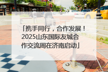 携手同行，合作发展！2025山东国际友城合作交流周在济南启动