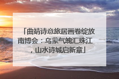 曲靖诗意旅居画卷绽放南博会：乌蒙气魄汇珠江，山水诗城启新章