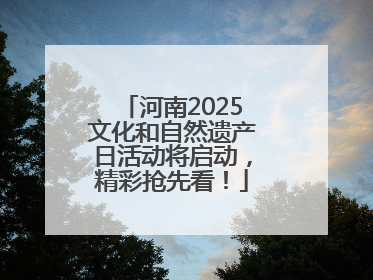 河南2025文化和自然遗产日活动将启动，精彩抢先看！