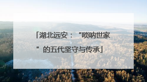湖北远安：“唢呐世家”的五代坚守与传承