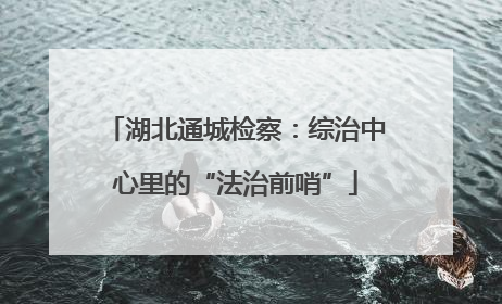 湖北通城检察：综治中心里的“法治前哨”