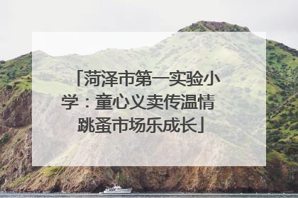 菏泽市第一实验小学：童心义卖传温情 跳蚤市场乐成长