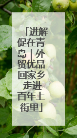 进解促在青岛｜外贸优品回家乡 走进百年上街里