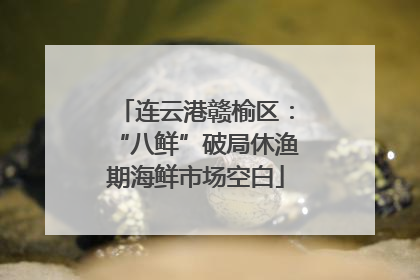 连云港赣榆区：“八鲜”破局休渔期海鲜市场空白
