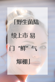 野生菌陆续上市 易门“鲜”气爆棚