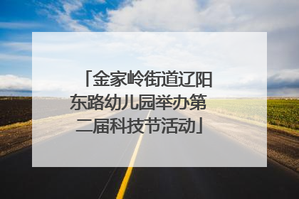 金家岭街道辽阳东路幼儿园举办第二届科技节活动