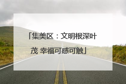 集美区：文明根深叶茂 幸福可感可触