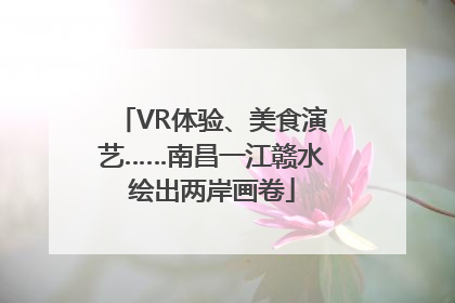 VR体验、美食演艺……南昌一江赣水绘出两岸画卷